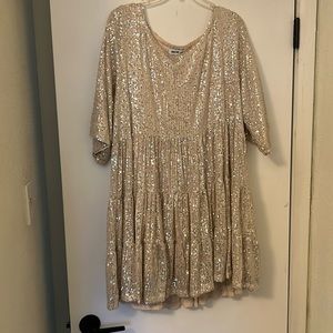 Amazing lace sequin dress